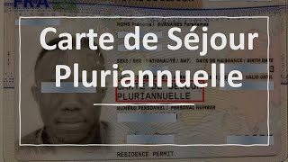 Comment avoir le titre de séjour pluriannuelle de 4 ans en France [upl. by Fotinas]