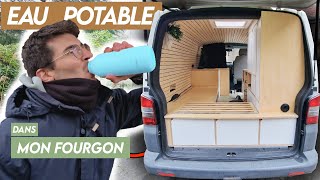 35 Eau potable en fourgon aménagé  Oji Camp Uvoji filtre à UV 💦 Van VW T5 [upl. by Fusco336]