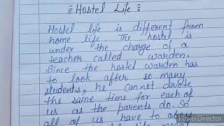 Hostel Life short paragraph in EnglishEssay on Hostel Life [upl. by Obidiah577]