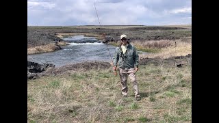 Drop Shot with Indicator on High Muddy Spring Water [upl. by Valida]