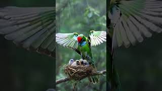 A Feathered Miracle Bird Saves Child from Storm birds wildbirds cutebirds [upl. by Melantha]