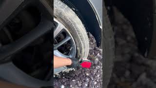 Car Pro ReTyre in Action on these Dirty Tyres satisfying carwash [upl. by Laurentium300]