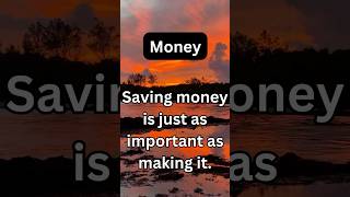 Saving Money is Just as Important as Making It 💰quot [upl. by Acissej]