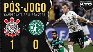 Corinthians 1x0 Guarani 🔴 PÓSJOGO ZONA MISTA e COLETIVA  1ª Rodada  Paulistão 2024 [upl. by Corena]