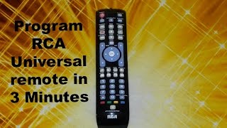 How to program your tv with rca universal remote [upl. by Prober]