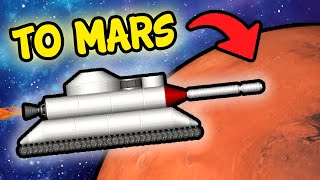 I Flew a Tank to Mars in Spaceflight Simulator [upl. by Ynohtnakram]