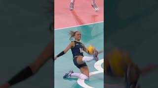 This volleyball save is INSANE 😲 Shorts [upl. by Elon123]