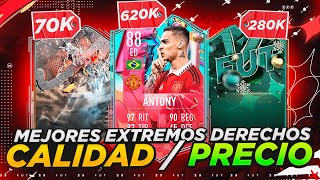 TOP 10 EXTREMOS DERECHOS META CALIDADPRECIO EN FIFA 23 [upl. by Ainafets]