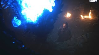 Arya kills Night King  Jon stand against Viserion  Game of Thrones S8E3 The Battle of Winterfell [upl. by Adaran]