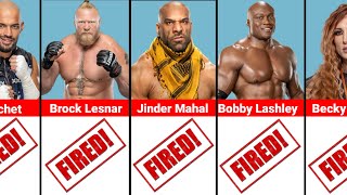 WWE Fired Superstars List  List of Every Fired WWE Superstars in 2024  FIRED WWE Superstars 2024 [upl. by Eelinnej516]