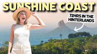 SUNSHINE COAST Hinterlands in 72hrs Top Things To Do Australia Travel [upl. by Hayalat]