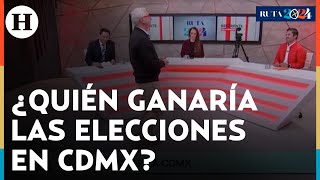 ¿Qué candidato tiene la tendencia más favorable para las elecciones del 2 de junio en la CDMX [upl. by Leahkim]