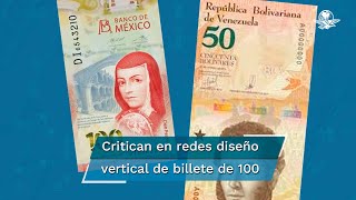 ¿Venezuela billete vertical de Sor Juana desata debate en redes [upl. by Ahsikym]