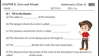 Class 4mathschapter 8 carts and wheels worksheet solution with explanation [upl. by Doralia105]