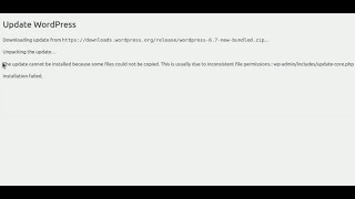 How to solve wordpress  The update cannot be installed because some files could not be copied [upl. by Christin]