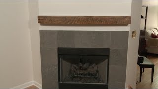 How to Install a Fireplace Mantel [upl. by Nylednarb]