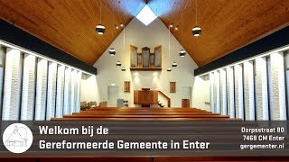 Gereformeerde Gemeente Enter  Ds J IJsselstein  Hooglied 4  Nabetrachting Heilig Avondmaal [upl. by Ashien]