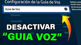 Como Desactivar el Modo quotTalkbackquot o “Guia de voz” en Smart TV [upl. by Coughlin]