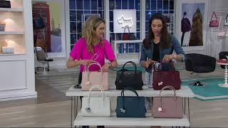 RADLEY London Liverpool Street Leather Medium Satchel Handbag on QVC [upl. by Hen264]