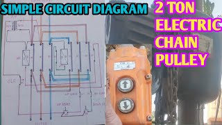 hoist connection wiring circuit diagram electric chain hoist [upl. by Lanie]