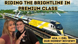 Riding The Brightline in PREMIUM Class  MIA  ORL  Was it WORTH The Price Snack amp Drink INCLUDED [upl. by Niwrek]