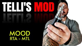 MOOD RTA MTL di Tellis Mod  Atomizzatore Rigenerabile [upl. by Clarie]