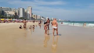 🔥 Tropical Bliss Leblon Beach 4K Tour  Rio de Janeiro 2024 🌴🌞 [upl. by Marina55]