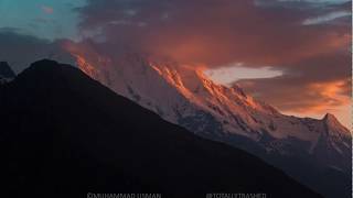 4K Timelapse of Hunza Nagar Passu [upl. by Ydarg]