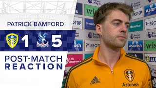 PATRICK BAMFORD REACTION  LEEDS UNITED 15 CRYSTAL PALACE  PREMIER LEAGUE [upl. by Weatherley181]