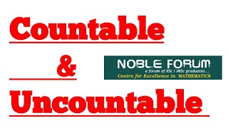 Countable amp Uncountable Sets  CSIR NET June 2019 Sol Real Analysis  Noble Forum India Sumit Sir [upl. by Ydissahc738]