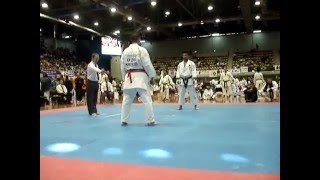 Karate Marinozzi  WK Shotocup Marinozzi vs Ogata kumite [upl. by Antin]