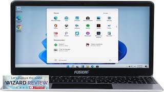 Fusion5 141quot Full HD Windows 11 Laptop 128GB Storage 4GB RAM Review [upl. by Rossie]