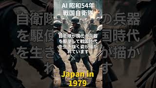 AI 昭和54年 No17 1979年 映画 邦画 日本映画 角川映画 タイムトラベル 歴史 戦国自衛隊 千葉真一 タイムトラベラー タイムスリップ 時空 タイムマシン 過去 Shorts [upl. by Sloan]