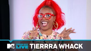 Tierra Whack on Her New Album “World Wide Whack”  MTVFreshOut [upl. by Enrobialc529]