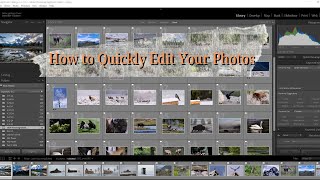 How to Quickly Edit Your Photos [upl. by Lenad]