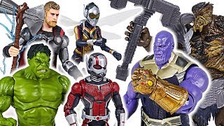 Thanos villains invaded Marvel Avengers Infinity War AntMan Wasp Hulk Thor Go  DuDuPopTOY [upl. by Yud]