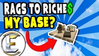 MY BASE  Unturned Roleplay Rags to Riches Reboot 22  New Sky Base RP [upl. by Assital719]