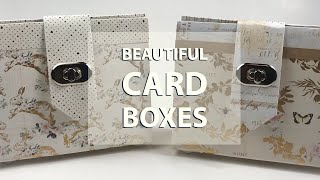 Make A Beautiful Card BoxPurse Style [upl. by Melburn]