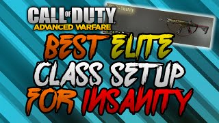 Advanced Warfare Best ELITE quotHBRa3 INSANITYquot Class Setup COD AW Elite Weapon Class Setup [upl. by Anilejna]