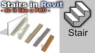 Revit Stairs  Beginner to PRO Tutorial [upl. by Esorbma]