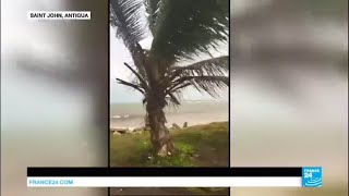 En IMAGES  Louragan Irma le plus puissant jamais enregistré dans lAtlantique [upl. by Bran215]