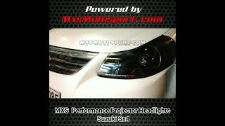 MXS 3282 Performance Projector Headlights Maruti Suzuki Sx4 by ‎mxsmotosportvideo [upl. by Atsylak]