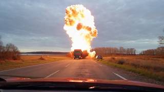 Most Extreme Truck Explosions 2024 [upl. by Enajyram]