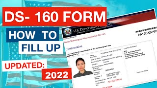 How to Fill Out the DS160 form Correctly 2022  US Tourist Visa Application Step by Step [upl. by Ban]