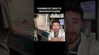 ABANDONED HOSPITAL🫣 hospital abandonedplaces abandonedhospital pharmacist doctorreacts shorts [upl. by Vacla]