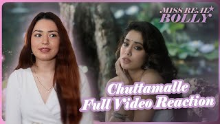 Full Video Chuttamalle Reaction  Devara  NTR  Janhvi Kapoor  Anirudh  Shilpa Rao Koratala Siva [upl. by Suivatra]