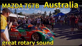 MAZDA 767B racing rotarysound in Australia [upl. by Ebba]