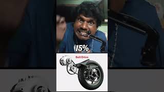 Which is Better Chain Drive🆚Belt Drive🆚Shaft Drive💥இப்படியுமா இருக்கு😳chainbeltshaftdrivebike [upl. by Uwton]