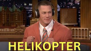 John Cena dancing with headphone  HELIKOPTER EDIT [upl. by Narrat]