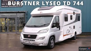 Burstner Lyseo TD 744 Harmony Line Motorhome For Sale at Camper UK [upl. by Dulcine]